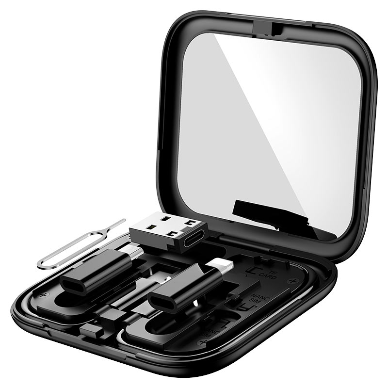 Hoco U114 Treasure box storage charging data cable set - Saif Al Najmi Kw